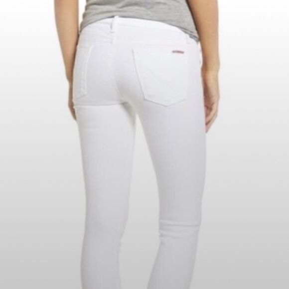 EEUC Hudson Tally Crop Skinny Jeans in White Size 29 x 28 Worn Once Perfect!! - Picture 10 of 11
